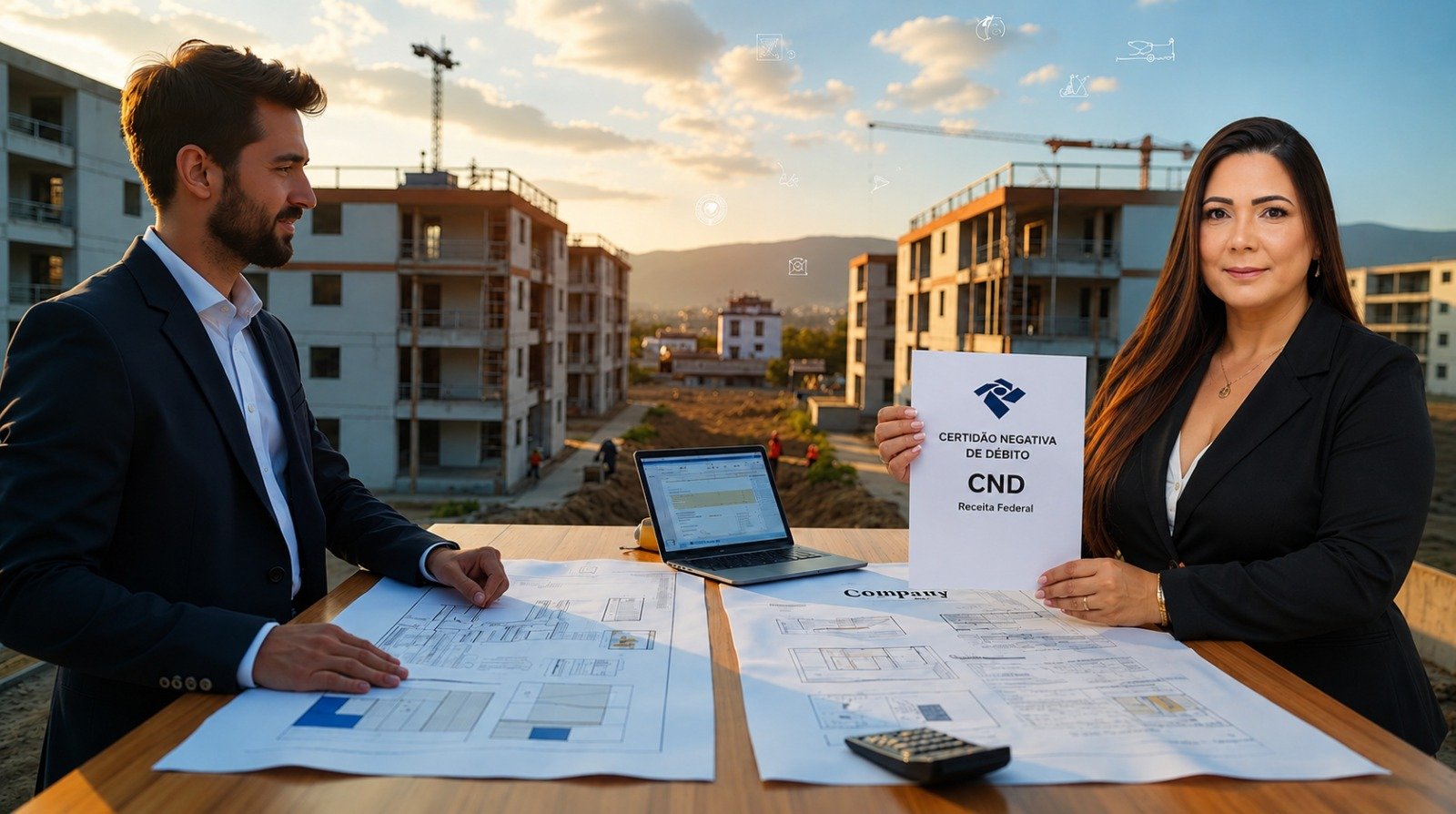 Parceria com engenheiros e arquitetos